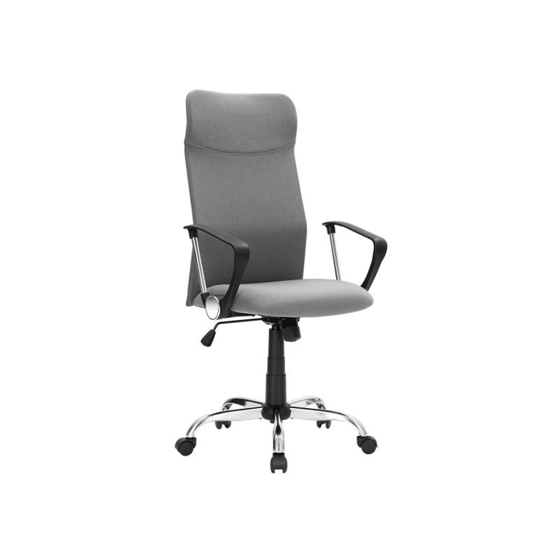 Songmics Schreibtischstuhl Ergonomisch Höhenverstellbar Neigbar Grau von SONGMICS