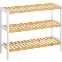 Schuhregal Bambus 3 Ebenen, 55 x 70 x 25 cm von SONGMICS