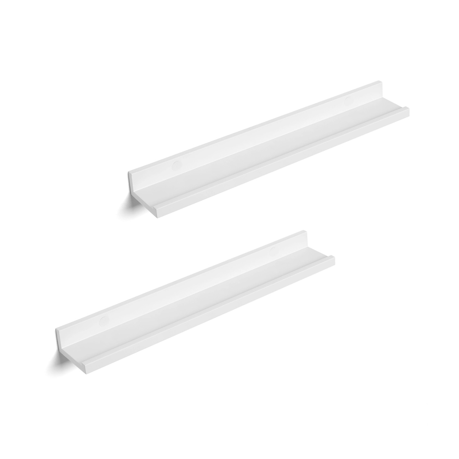 Songmics Schweberegal 2er Set 10 cm x 60 cm Weiß Songmics Schweberegal 2er Set 10 cm x 60 cm Weiß von SONGMICS