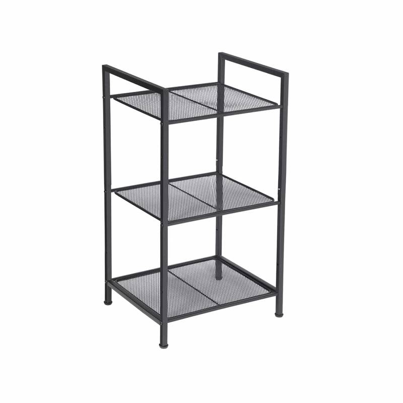 Standregal aus Metall mit 3 Ebenen von SONGMICS