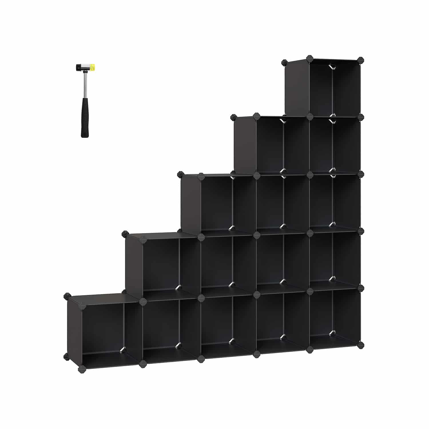 Steckregalsystem 16 Würfel Schwarz Steckregalsystem 16 Würfel Schwarz von SONGMICS