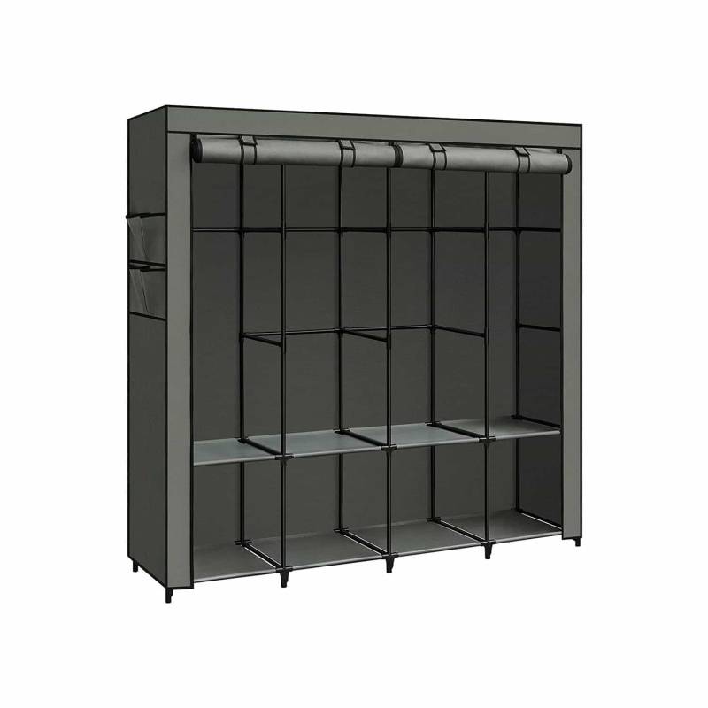 Stoffschrank 45 x 170 x 167 cm salbeigrün von SONGMICS