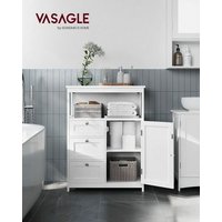 Vasagle Badkommode Badezimmerschrank, mit 3 Schubladen, verstellbare Ablage - Weiß von SONGMICS