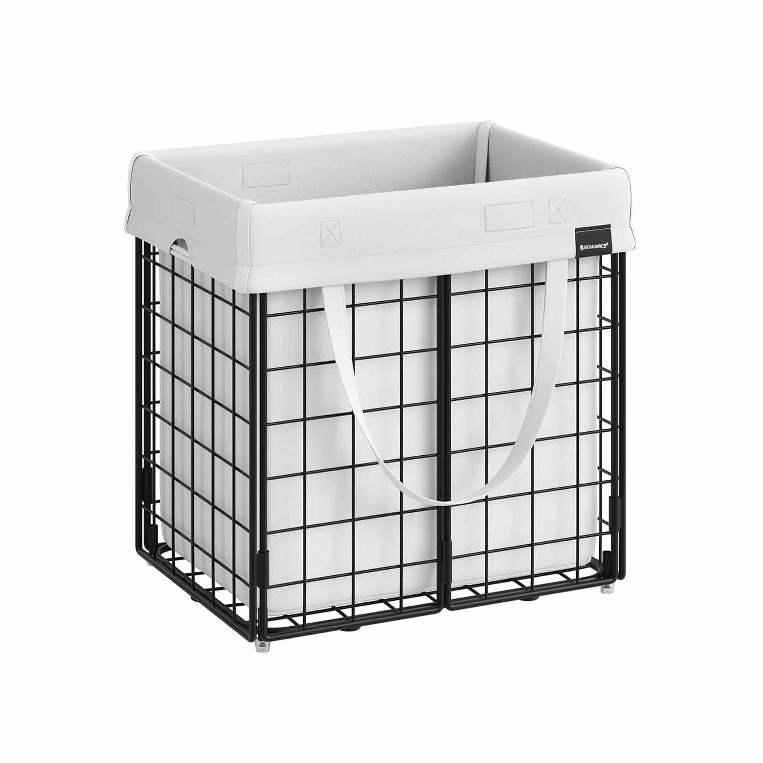 Wäschekorb 50 Liter mit abnehmbarem und waschbarem Wäschesack Wäschekorb 50 Liter mit abnehmbarem und waschbarem Wäschesack von SONGMICS
