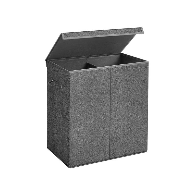 Wäschekorb mit 2 Fächern von SONGMICS