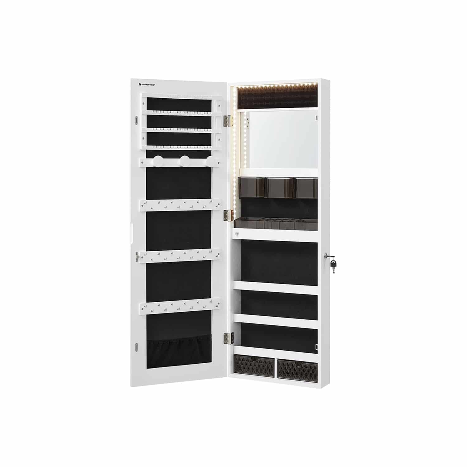 Wandschrank mit Ganzkörperspiegel von SONGMICS
