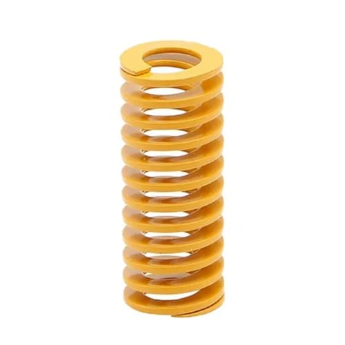 1 stück Gelb Sterben Form Quellen Spirale Stanzen Kompression Form Sterben Frühling OD 12/14/16mm(125mm,14mm (1Pc) -Yellow) von SONGMIky