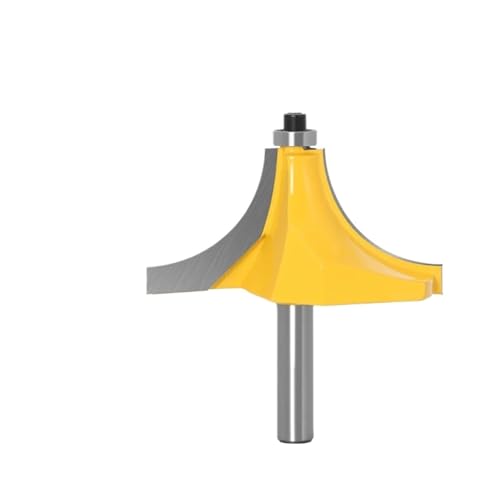 1 x Fräser for Abrunden von Kanten – 1 Zoll Radius, 8 Zoll Schaft. 1 x Fräser for Holz mit 8 mm Schaft. Gerader Schaftfräser, Trimmer, Reinigung, bündiger Beschnitt.(8X63) von SONGMIky