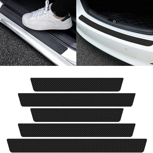 SONGML 10 Pcs Auto Einstiegsleisten für Citroën C5 Aircross, Türschweller Aufkleber Anti Scratch Lackschutzfolie Kohlefaser Styling Dekorations Zubehör SONGML 10 Pcs Auto Einstiegsleisten für Citroën C5 Aircross, Türschweller Aufkleber Anti Scratch Lackschutzfolie Kohlefaser Styling Dekorations Zubehör von SONGML