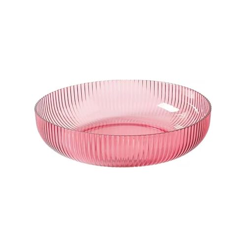SONGYL-20249 Obstschale Obstteller, Obstschale, großer dekorativer Teller, for Zuhause, Snack-Teller, Snack-Teller, Süßigkeiten-Teller, Obstteller Serviertablett(Pink) von SONGYL-20249