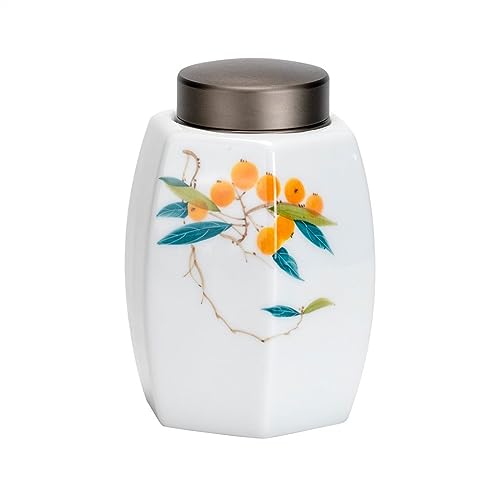 SONGYL-20249 Teebehälter Haushalt Keramik Kanister Tee Lagerung Kanister Doppelt Versiegelt Leere Kanister Kung Fu Tee-Set Keramik Teedose von SONGYL-20249