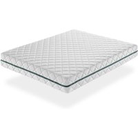 Elba Taschenfederkernmatratze 100X200 ,Höhe 24 cm, Härtegrad H3 ,7 Komfortzonen. Abnehmbar. hygienisch und atmungsaktiv von SONHO COLCHAO