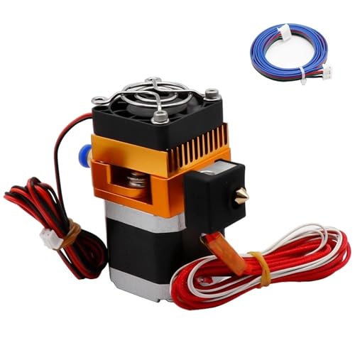 SONHWNGE MK8 J-Kopf Hotend 3D-Drucker-Extruder-Kit Düse 1,75 mm Filament-Extrusion mit Motor 12 V 24 V 40 W for 3D-Drucker for Anet A6 A8(24V MK8 Extruder) von SONHWNGE