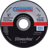 Sonnenflex - Silverstar Stahl Schruppscheibe 10 Stück - Größe:Ø 115 x 6.0 x 22.23 mm von SONNENFLEX