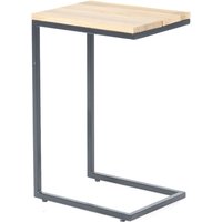 Sonnenpartner - Lounge-Beistelltisch Cambridge 40x30 cm anthrazit Teakholz Lounge-Tisch Sonnenpartner - Lounge-Beistelltisch Cambridge 40x30 cm anthrazit Teakholz Lounge-Tisch von SONNENPARTNER