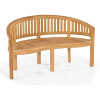 Sonnenpartner - Sitzbank Castle Garden 150 cm Teakholz Pure 3-Sitzer Bank Gartenbank von SONNENPARTNER