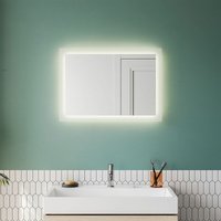 Badspiegel 50x70 Badezimmerspiegel mit beleuchtung led Wandspiegel IP44 - Sonni von SONNI