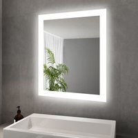 Badspiegel Lichtspiegel 60x50cm Spiegel Wandspiegel IP44 - Sonni von SONNI
