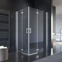 Duschkabine Duschabtrennung Duschwand Scharniertür Eckeinstieg Dusche nano Glas 120x80x195cm - Sonni Duschkabine Duschabtrennung Duschwand Scharniertür Eckeinstieg Dusche nano Glas 120x80x195cm - Sonni von SONNI