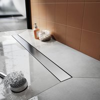 Duschrinne 900 mm Duschablauf Extra Flach Edelstahl 2 in 1 Badezimmer Bodenablauf Abfluss Befliesbar - Sonni von SONNI