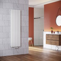 ELEGANT Heizkörper Flach Heizkörper Design Paneelheizkörper wohnzimmer Badheizkörper Vertikal Doppelt Heizkoerper mit Heizventil 1600 x 462 mm Weiß ELEGANT Heizkörper Flach Heizkörper Design Paneelheizkörper wohnzimmer Badheizkörper Vertikal Doppelt Heizkoerper mit Heizventil 1600 x 462 mm Weiß von SONNI