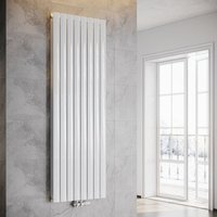 Sonni - elegant Heizkörper Flach Heizkörper Design Paneelheizkörper wohnzimmer Badheizkörper Vertikal Doppelt Heizkoerper mit Heizventil 1800 x 616 von SONNI