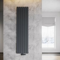 Elegant Heizkörper Flach Heizkörper Design Paneelheizkörper wohnzimmer Badheizkörper Vertikal Einlagig Heizkoerper mit Heizventil 1800 x 462 mm von SONNI