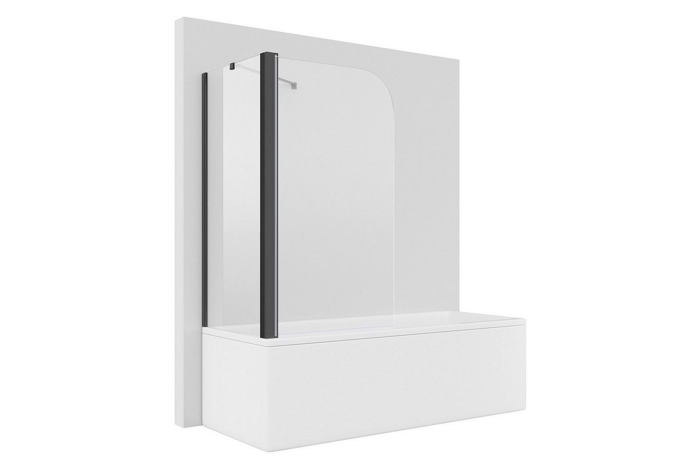 SONNI Badewannenaufsatz NANO Glas, 80x140cm, Badewannenaufsatz mit Seitenwand, Einscheibensicherheitsglas mit Nano Beschichtung, für Badezimmer, faltbar SONNI Badewannenaufsatz NANO Glas, 80x140cm, Badewannenaufsatz mit Seitenwand, Einscheibensicherheitsglas mit Nano Beschichtung, für Badezimmer, faltbar von SONNI
