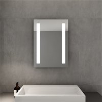 SONNI Badezimmer LED Spiegel Badspiegel mit Beleuchtung Wandschalter 45x60cm GTBM003B von SONNI