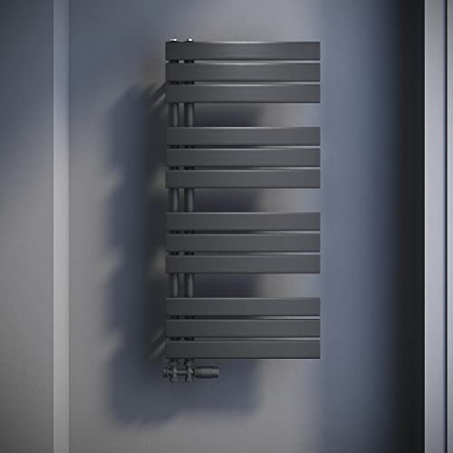 SONNI Badheizkörper Flach Handtuchtrockner 1038 x 500 mm Anthrazit Handtuchwärmer mit Multiblock Seitenanschluss Panel Handtuchheizkörper 978W SONNI Badheizkörper Flach Handtuchtrockner 1038 x 500 mm Anthrazit Handtuchwärmer mit Multiblock Seitenanschluss Panel Handtuchheizkörper 978W von SONNI
