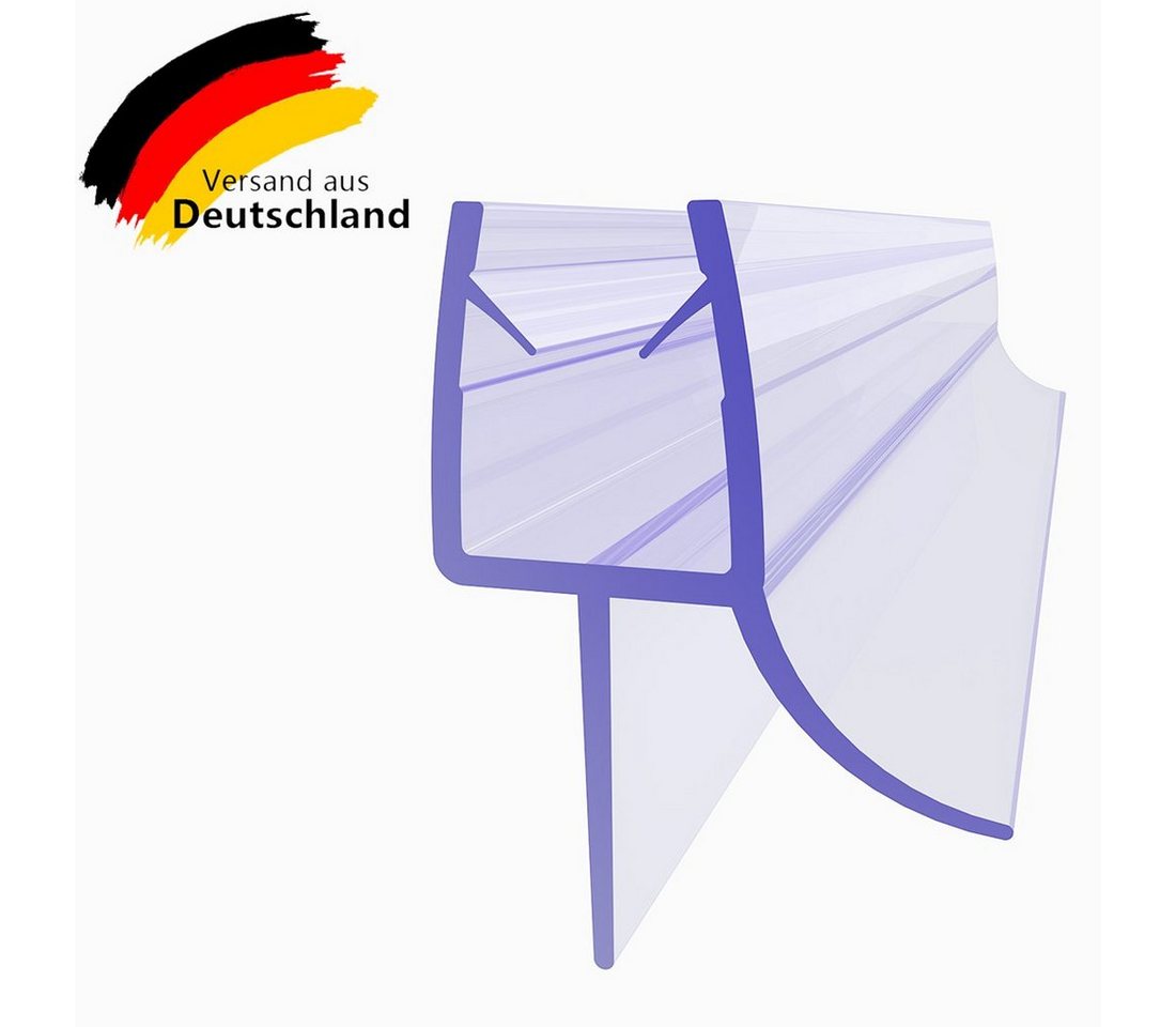 SONNI Duschdichtung PVC Duschdichtung für 6mm 8mm Glasdicke 70-120cm Schimmelbeständigkeit, L: 70 cm von SONNI