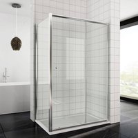 SONNI Duschkabine Eckeinstieg Schiebetür mit Seitenwand 100-170cm Höhe 185cm SONNI Duschkabine Eckeinstieg Schiebetür mit Seitenwand 100-170cm Höhe 185cm von SONNI