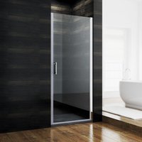 SONNI Duschtür Nischendrehtür Nano Beschichtung Nischentür Schwingtür ESG Glas Dusche Glastür Dusche Pendeltür dusche Duschtrennwand 86 x 195 cm von SONNI