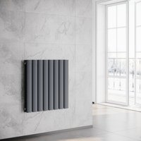 SONNI Flach Heizkörper Paneelheizkörper Wandheizung Sietenanschluss 630*616mm Anthrazit ohne/mit Multiblock SONNI Flach Heizkörper Paneelheizkörper Wandheizung Sietenanschluss 630*616mm Anthrazit ohne/mit Multiblock von SONNI