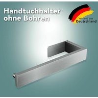 Sonni - Handtuchhalter ohne bohren Handtuchstange Edelstahl Handtuchständer gebürstet verarbeitet 12.5cm von SONNI