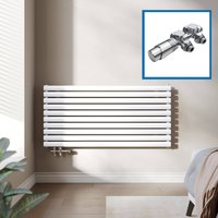 SONNI Heizkörper Design Röhrenheizkörper Horizontal Paneelheizkörper Seitenanschluss Doppellagig Badheizkörper 593*1200mm Weißohne/mit Mutiblock SONNI Heizkörper Design Röhrenheizkörper Horizontal Paneelheizkörper Seitenanschluss Doppellagig Badheizkörper 593*1200mm Weißohne/mit Mutiblock von SONNI