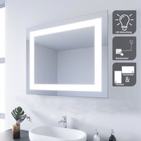 Led Badspiegel Badezimmer Lichtspiegel Badezimmerspiegel Wandspiegel energiesparender 60x50cm IP44 - Sonni von SONNI