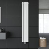 SONNI Paneelheizkörper Vertikal Flachheizkörper Weiß Doppellagig 1800x308mm Heizung Heizkörper mit Chrom Multiblock Hahnblock Heizkörper Thermostat SONNI Paneelheizkörper Vertikal Flachheizkörper Weiß Doppellagig 1800x308mm Heizung Heizkörper mit Chrom Multiblock Hahnblock Heizkörper Thermostat von SONNI