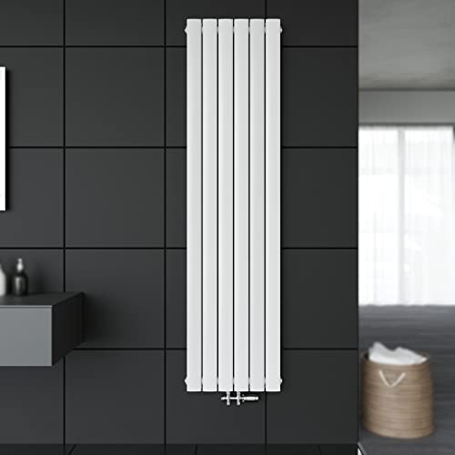 SONNI Paneelheizkörper Vertikal Flachheizkörper Weiß Doppellagig 1800x462mm Heizung Heizkörper mit Anthrazit Multiblock Hahnblock Heizkörper Thermostat SONNI Paneelheizkörper Vertikal Flachheizkörper Weiß Doppellagig 1800x462mm Heizung Heizkörper mit Anthrazit Multiblock Hahnblock Heizkörper Thermostat von SONNI