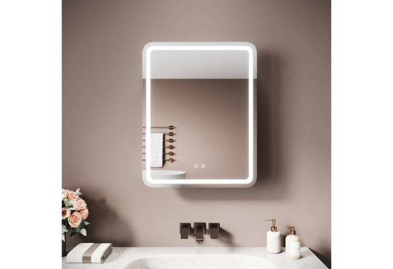 SONNI Spiegelschrank Badezimmerspiegelschrank, Spiegelschrank Badezimmer mit LED-Spiegel SONNI Spiegelschrank Badezimmerspiegelschrank, Spiegelschrank Badezimmer mit LED-Spiegel von SONNI