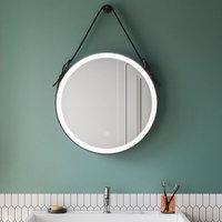 Badspiegel Rund led Beleuchtung 60cm Touch Beschlagfrei Wandspiegel Schwarz Badezimmerspiegel - Sonni Badspiegel Rund led Beleuchtung 60cm Touch Beschlagfrei Wandspiegel Schwarz Badezimmerspiegel - Sonni von SONNI