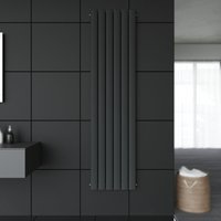 Design Flach Heizkörper 1800 x 462 mm Antrazit Badheizkörper Einlagig Heizkoerper Vertikal Paneelheizkörper - Sonni von SONNI