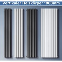 Design Heizkörper Vertikal 1800 Paneelheizkörper mittelanschluss Flachheizkörper Anthrazit 1800x465mm,Doppellagig,1598 Watt,22-31m² Design Heizkörper Vertikal 1800 Paneelheizkörper mittelanschluss Flachheizkörper Anthrazit 1800x465mm,Doppellagig,1598 Watt,22-31m² von SONNI