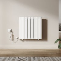 Design Heizkorper Paneelheizkörper Vertikal Einlagig Weiß Flachheizkörper mit Intelligenter Temperaturregelung 600x600mm, 600 Watt - Sonni Design Heizkorper Paneelheizkörper Vertikal Einlagig Weiß Flachheizkörper mit Intelligenter Temperaturregelung 600x600mm, 600 Watt - Sonni von SONNI