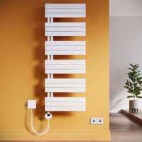 Handtuchheizkörper Elektrisch mit Heizstab Badheizkörper Elektrisch mit Temperatureinstellung Und Timer Weiß 1590x600mm - Sonni Handtuchheizkörper Elektrisch mit Heizstab Badheizkörper Elektrisch mit Temperatureinstellung Und Timer Weiß 1590x600mm - Sonni von SONNI