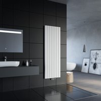 Paneelheizkörper Vertikal Flachheizkörper Weiß Doppellagig 1800x616mm Heizung Heizkörper mit Chrom Multiblock Hahnblock Heizkörper Thermostat - Sonni von SONNI