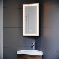 Sonni - Spiegelschrank Bad mit Beleuchtung und Steckdose led Spiegelschrank mit Touch-Schalter, 3 Einstellbare Lichtfarben Beschlagfrei, von SONNI