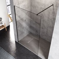 Sonni - Walk in Dusche Duschwände Duschwand Duschabtrennung Nano-Glas aus 10 mm ESG-Sicherheitsglas mit Haltestange 90x200cm von SONNI