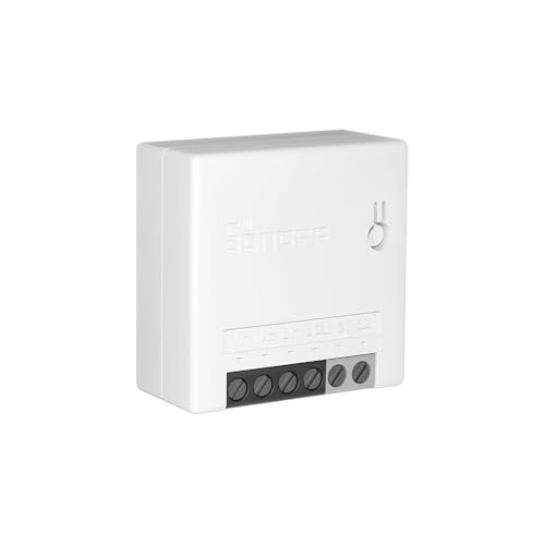 Intelligenter Schalter, Sonoff Mini R2 WiFi Smart Switch 2-Way, 2.4G WiFi, APP Control, funktioniert mit Alexa, Google Home Assistant von SONOFF