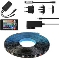 Intelligenter wasserdichter RGB-LED-Streifen, Fernbedienung, WLAN-Stromversorgung, 5 m von SONOFF